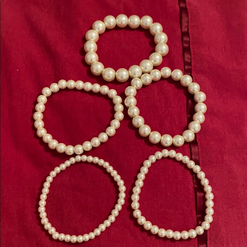 pearl bracelets